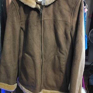SMITH Kids Brown Jacket with Cream Accents